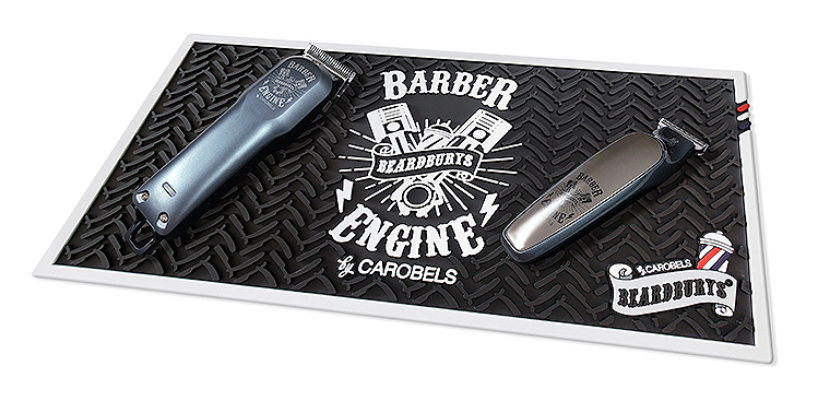 Alfombrilla de Goma Beardburys para barberías Alfombrilla de Goma Beardburys para barberías