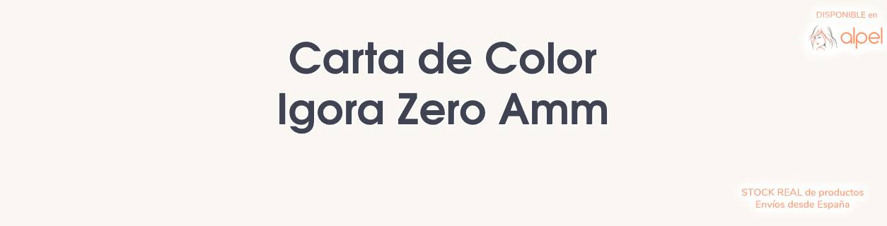 Haz click para ver la carta de colores de los tintes sin amóniaco Schwarzkopf Igora Zero Amm