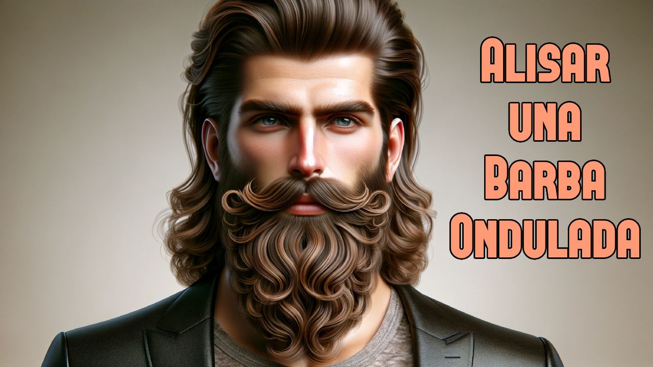 Como alisar una barba ondulada