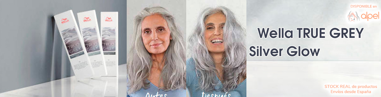 ¿Cómo aplicar True Grey Silver Glow Completo para revitalizar el cabello canoso?