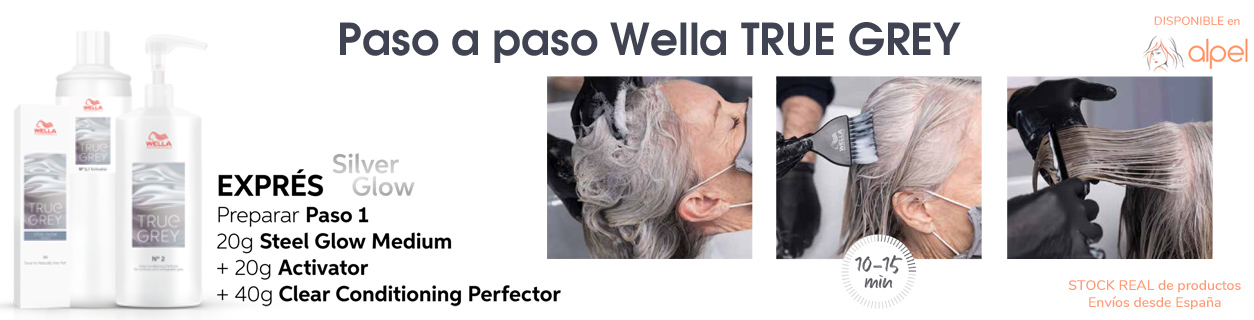 ¿Cómo se aplica el matizador TRUE GREY SILVER GLOW paso a paso para conseguir los mejores resultados?