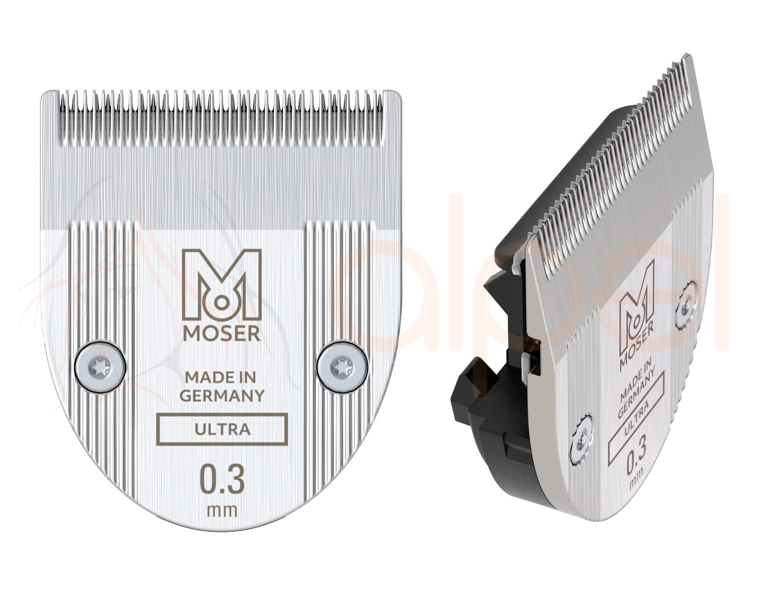 Vista ampliada Cuchilla MOSER U-BLADE alpel