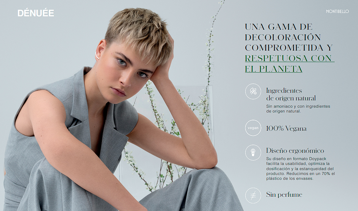 Dénuée decolorante vegano