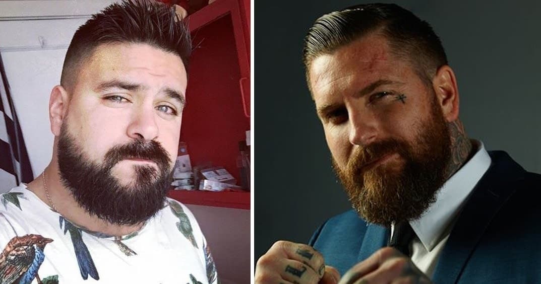 Estilo de barba para rostros con papada