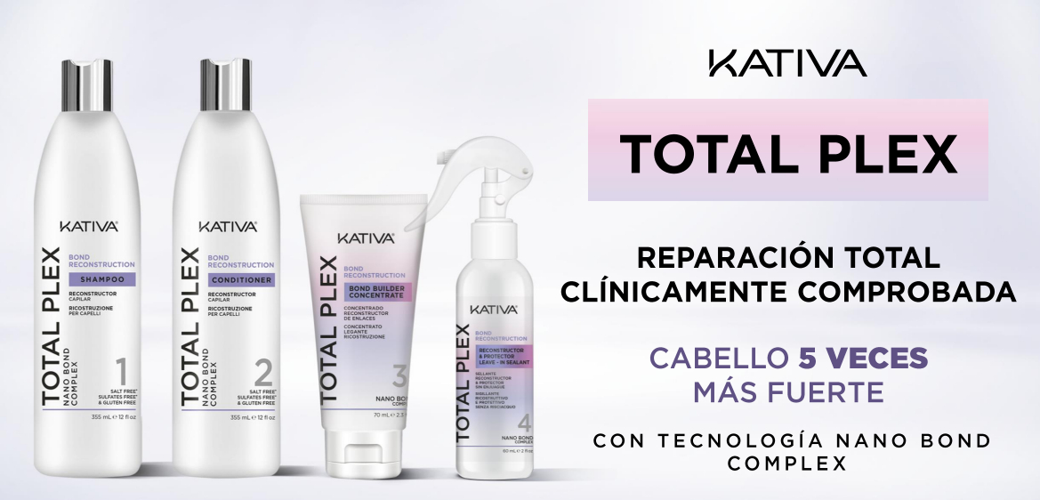 Comprar online Kativa Total Plex Champú 355 ml en la tienda alpel.es - Peluquería y Maquillaje