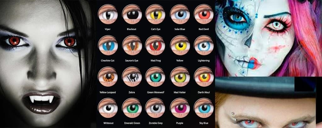 LENTILLAS para Halloween y Carnaval LENTILLAS para Halloween y Carnaval