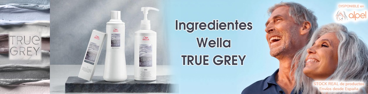 Lista completa de Ingredientes de Wella True Grey