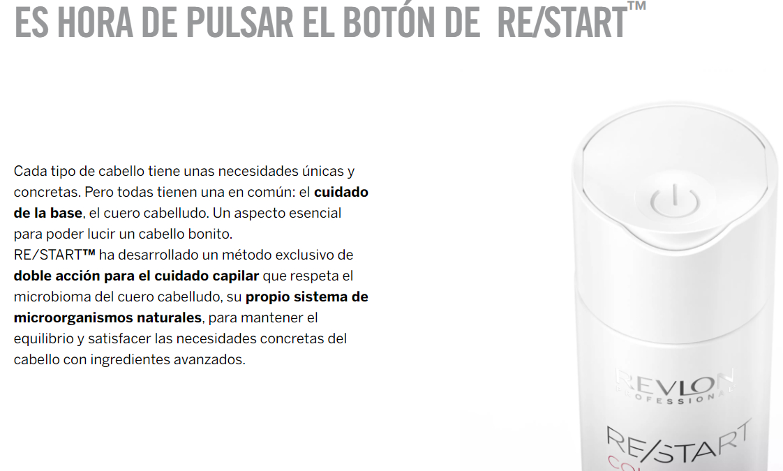 Comprar online Revlon Restart Volume Shampoo 250 ml en la tienda alpel.es - Peluquería y Maquillaje