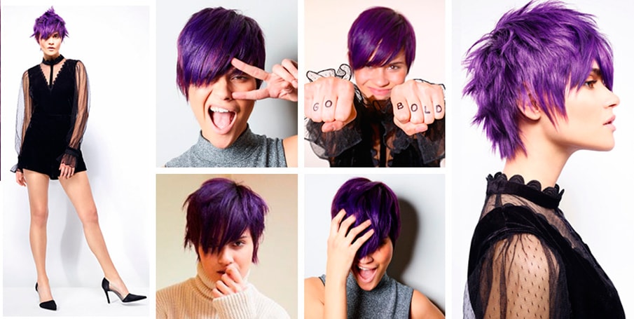 Look Purple con Schwarzkopf Bold Color