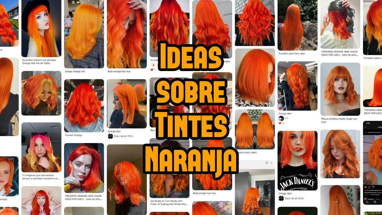 Guía completa para teñir el pelo con tinte Naranja o Naranja Vibrante con los consejos de los peluqueros de Alpel