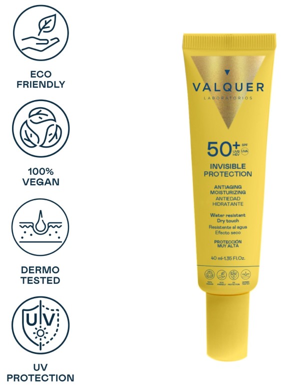 Valquer Invisible Protection Spf50+ 40 ml