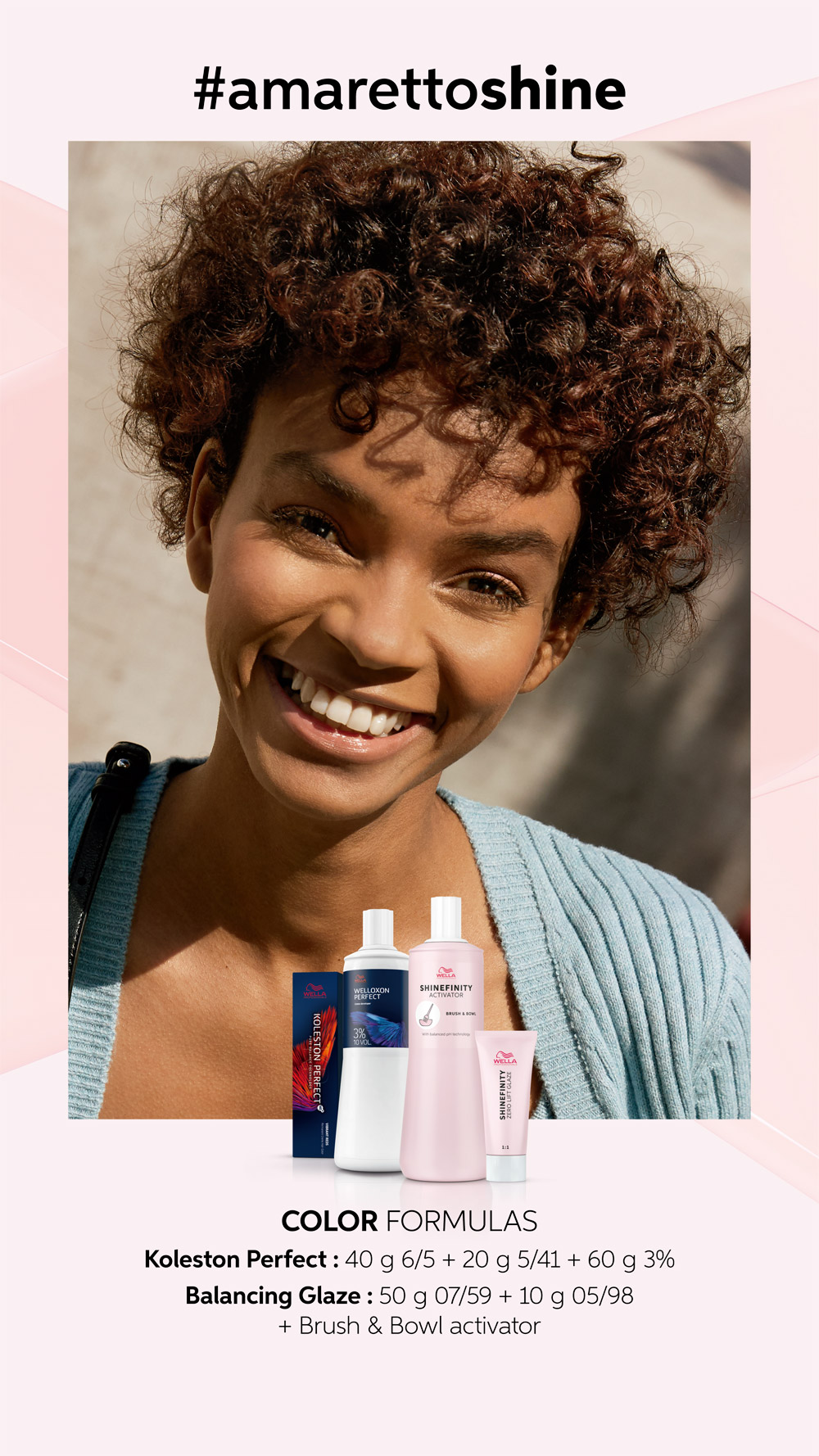 Como aplicar Wella Shinefinity #amarettoshine