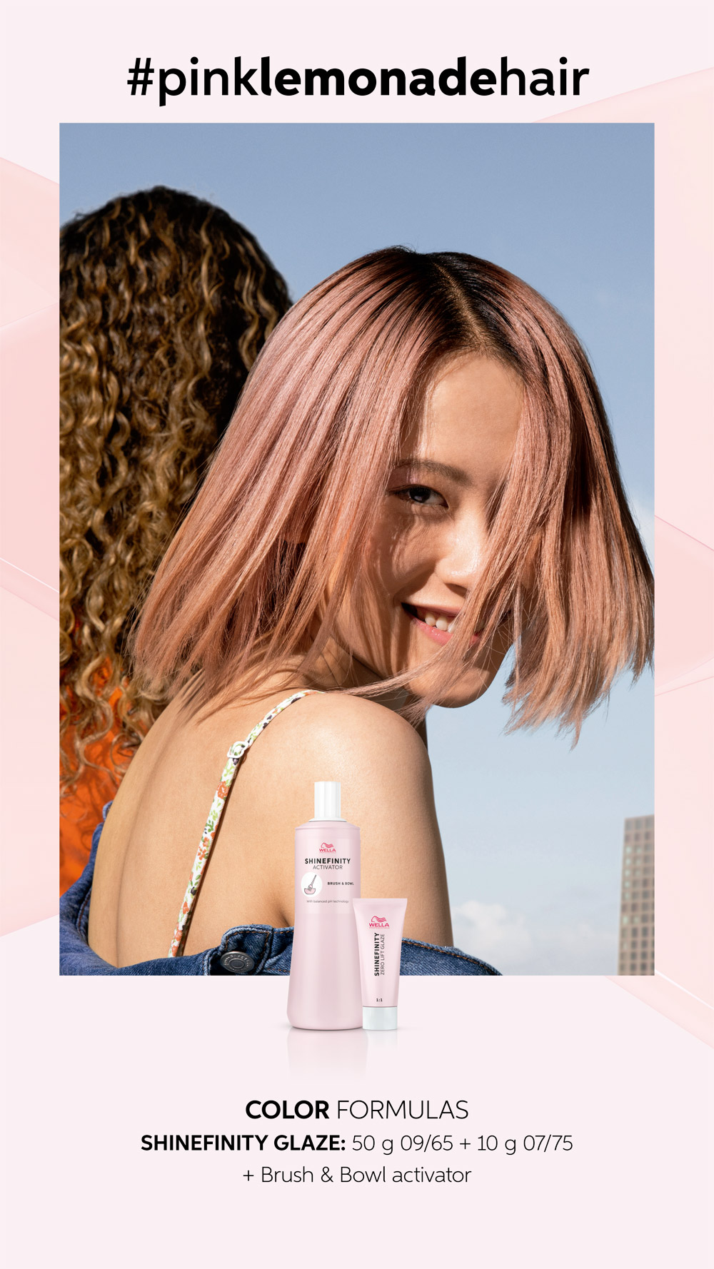 Como aplicar Wella Shinefinity #pinklemonadehair