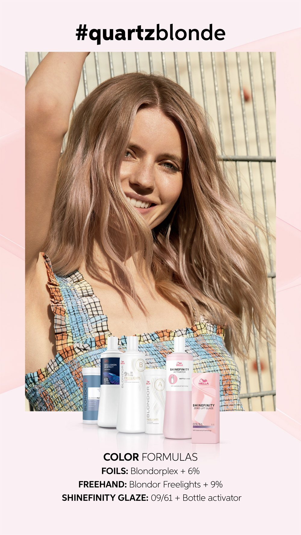 Como aplicar Wella Shinefinity #quartzblonde