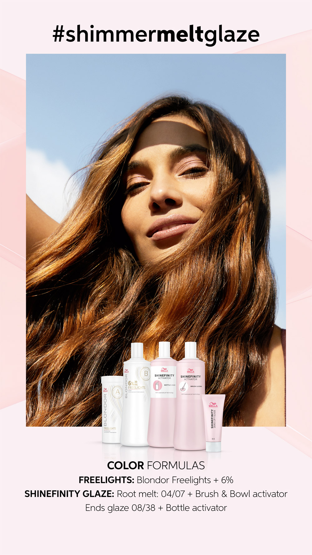 Como aplicar Wella Shinefinity #shimmermeltglaze