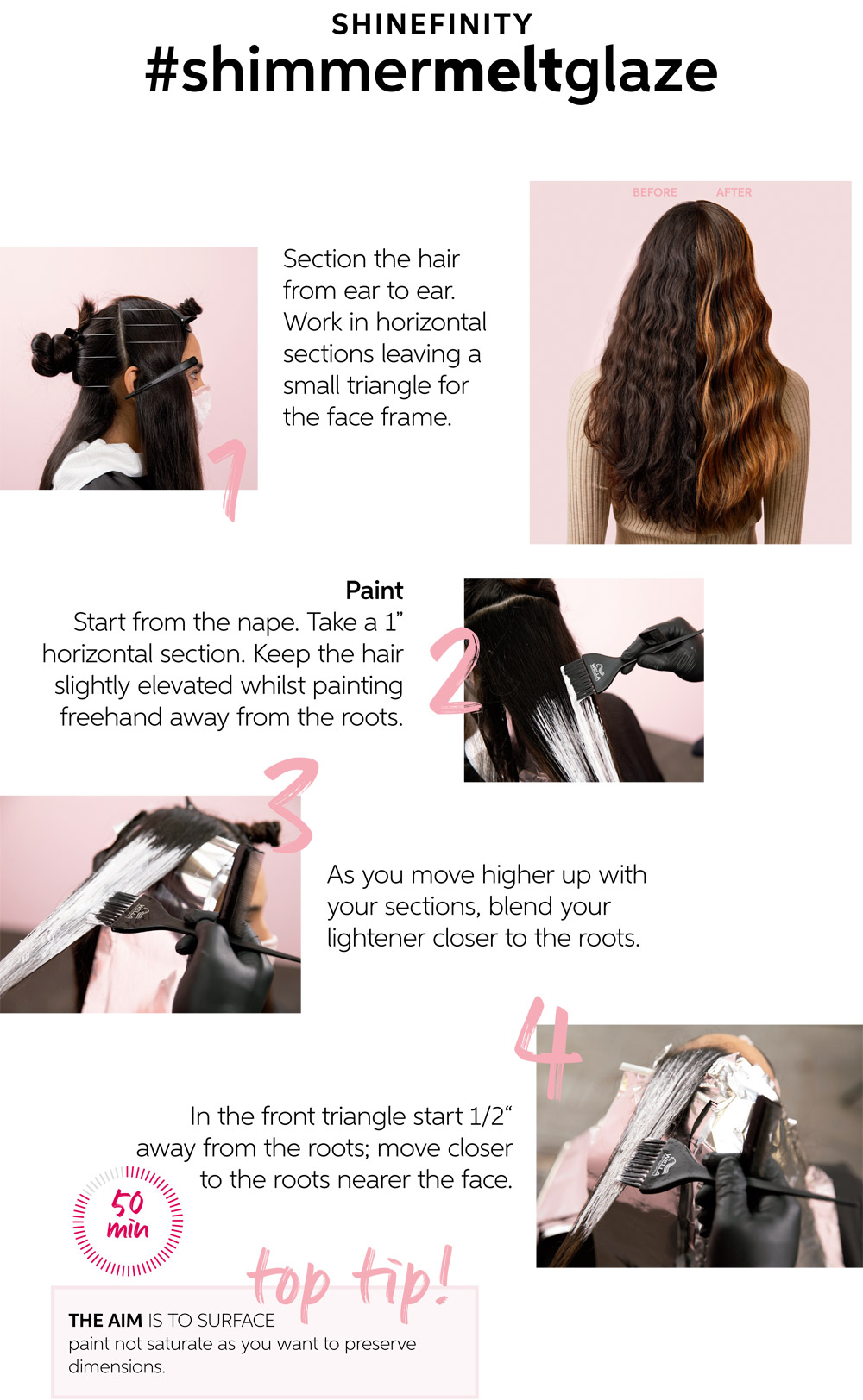 Como aplicar Wella Shinefinity #shimmermeltglaze