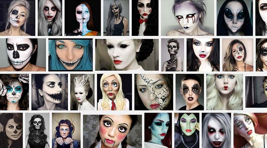 Ejemplos de Maquillajes de Especiales y Caracterización 👉