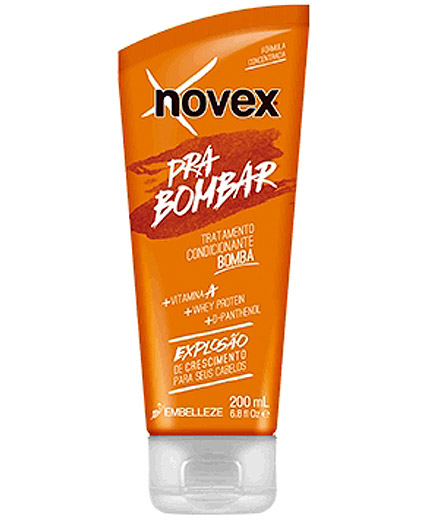 Acondicionador Acelerador del Crecimiento del Cabello Embelleze Novex Pra Bombar Tratamento Condicionante Acondicionador Acelerador del Crecimiento del Cabello Embelleze Novex Pra Bombar Tratamento Condicionante