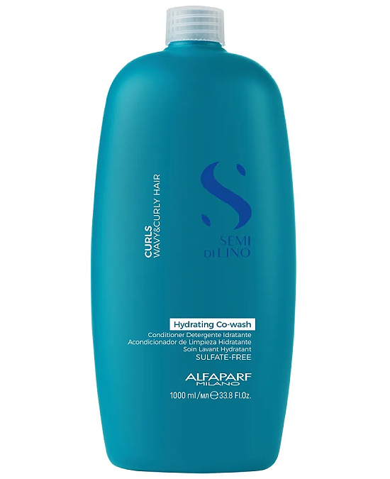 Comprar online Acondicionador Curls Hydrating Co-Wash Alfaparf Semi Di Lino 1000 ml en la tienda alpel.es - Peluquería y Maquillaje