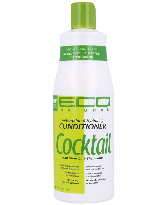 Comprar online Acondicionador Hidratante Cocktail Olive & Shea Butter Eco Styler 473 ml en la tienda alpel.es - Peluquería y Maquillaje