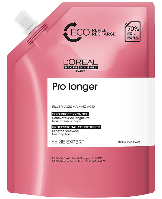 Acondicionador L´Oreal Pro Longer 750 ml Recarga al mejor precio - Envíos 24 horas desde la tienda de la peluquería Alpel