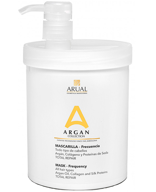 Comprar Arual Aceite Argán Mascarilla Queratina Proteina Trigo 1000 ml online en la tienda Alpel