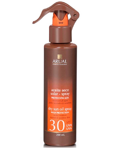 Comprar online Arual Dry Sun Oil Spray Protector Solar SPF 30 con envío 24 horas gratis