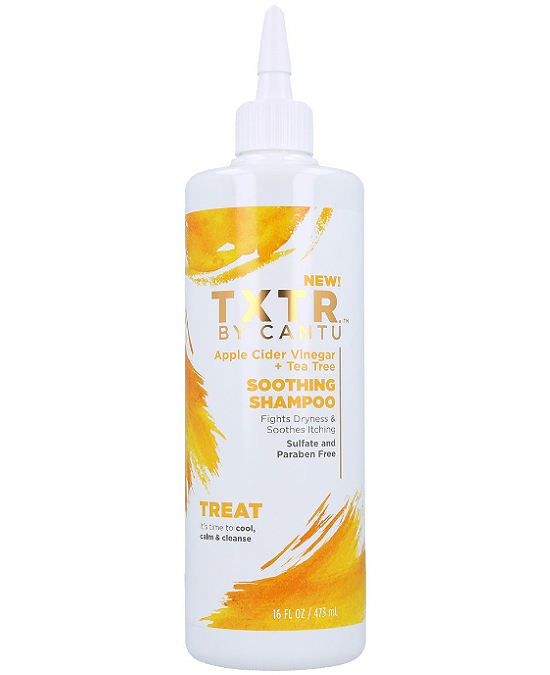 Comprar online Cantu Txtr Apple Cider Vinegar + Tea Tree Soothing Shampoo 473 ml en la tienda alpel.es - Peluquería y Maquillaje