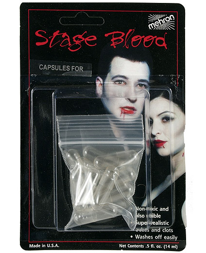 Comprar Cápsulas para Sangre 12 unid Mehron Digestable Blood Capsules online en la tienda de maquillaje Alpel Comprar Cápsulas para Sangre 12 unid Mehron Digestable Blood Capsules online en la tienda de maquillaje Alpel