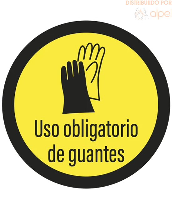 Comprar online Cartel Pared Uso de Guantes Amarillo disponible en stock Envío 24 hrs desde España