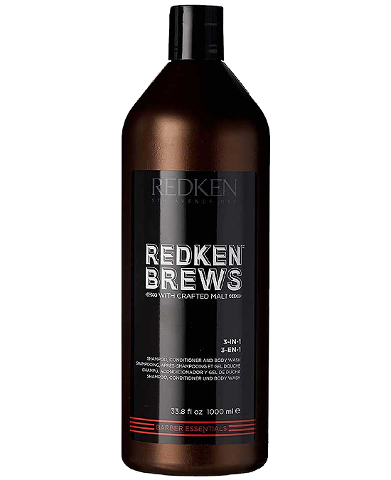 Comprar online Champú Acondicionador 3 en 1 Redken Brews 1000 ml en la tienda alpel.es - Peluquería y Maquillaje