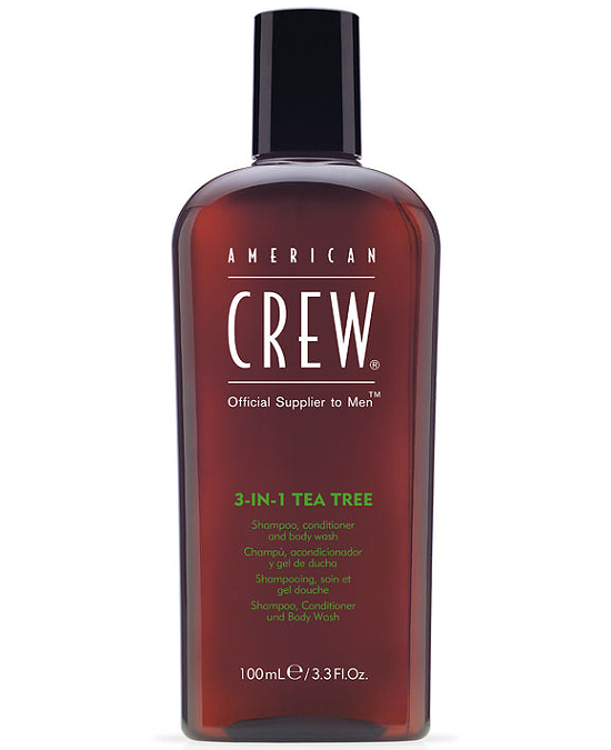 Comprar online Champú Acondicionador Gel Ducha Aceite Árbol Té American Crew 450 ml en la tienda alpel.es - Peluquería y Maquillaje