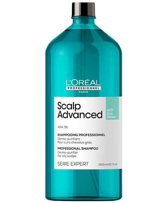 Comprar online Champú Antigrasa L´Oreal Scalp Advanced 1500 ml en la tienda alpel.es - Peluquería y Maquillaje Comprar online Champú Antigrasa L´Oreal Scalp Advanced 1500 ml en la tienda alpel.es - Peluquería y Maquillaje