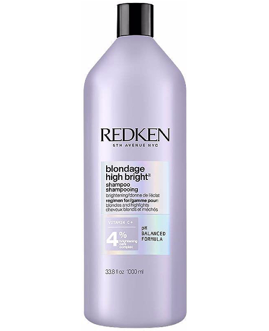 Comprar online Champú Cabello Rubio Redken Blondage High Bright 1000 ml en la tienda alpel.es - Peluquería y Maquillaje