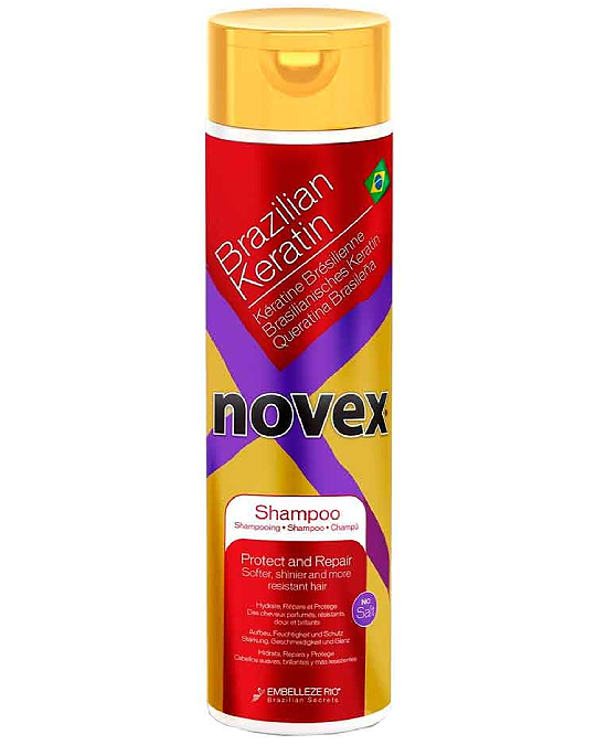 Champú de Queratina Brasileña Embelleze Novex Brazilian Keratin 300 ml