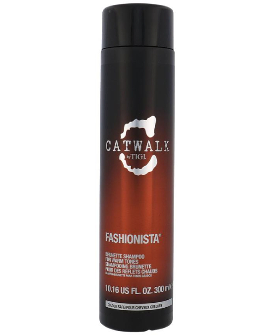 Comprar online Champú Fashionista Brunette Tigi Catwalk 300 ml en la tienda alpel.es - Peluquería y Maquillaje