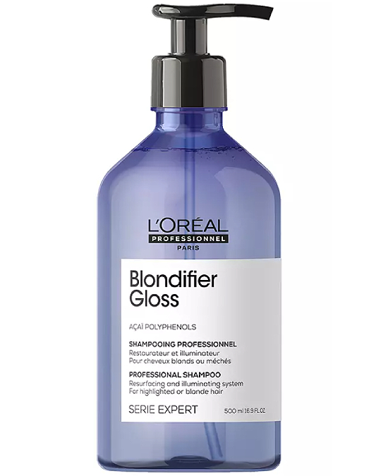 Champú L´Oreal Blondifier Gloss 500 ml al mejor precio - Envíos 24 horas desde la tienda de la peluquería Alpel