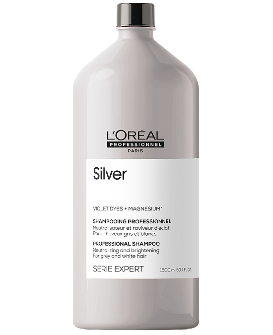 Champú L´Oreal Silver 1500 ml al mejor precio - Envíos 24 horas desde la tienda de la peluquería Alpel