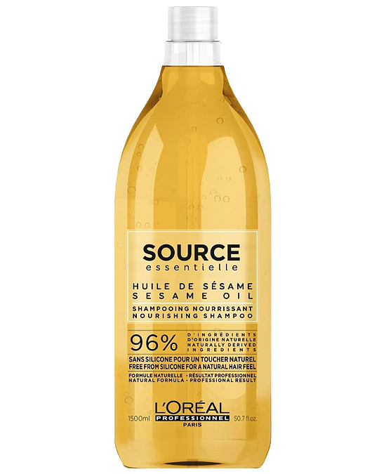 Champú L´Oreal Source Essentielle Nourishing 1500 ml al mejor precio - Envíos 24 horas desde la tienda de la peluquería Alpel