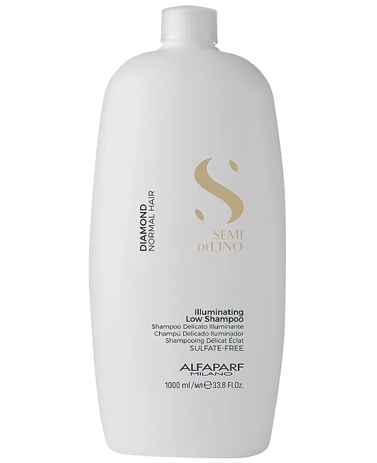 Comprar online Champú Low Shampoo Diamond Illuminating Alfaparf Semi Di Lino 1000 ml en la tienda alpel.es - Peluquería y Maquillaje