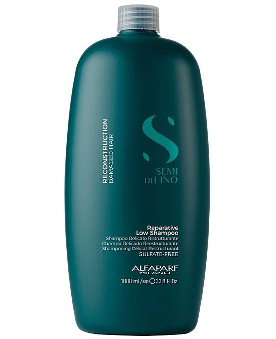 Comprar online Champú Low Shampoo Reconstruction Reparative Alfaparf Semi Di Lino 1000 ml en la tienda alpel.es - Peluquería y Maquillaje