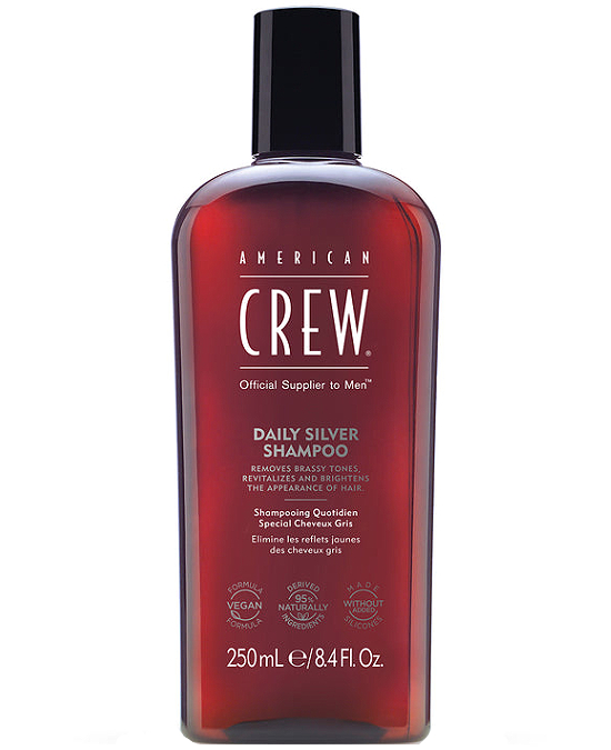 Comprar online Champú Matizador Silver American Crew 250 ml en la tienda alpel.es - Peluquería y Maquillaje