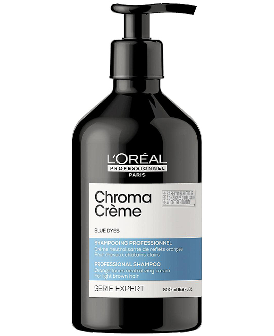 Comprar online Champú Neutralizante Pigmento Azul Chroma Crème L´Oreal 500 ml en la tienda alpel.es - Peluquería y Maquillaje