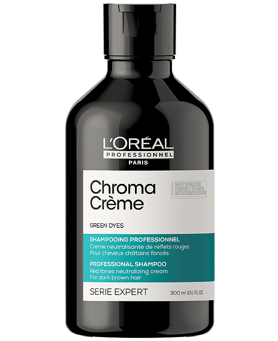 Comprar online Champú Neutralizante Pigmento Verde Chroma Crème L´Oreal 300 ml en la tienda alpel.es - Peluquería y Maquillaje Comprar online Champú Neutralizante Pigmento Verde Chroma Crème L´Oreal 300 ml en la tienda alpel.es - Peluquería y Maquillaje