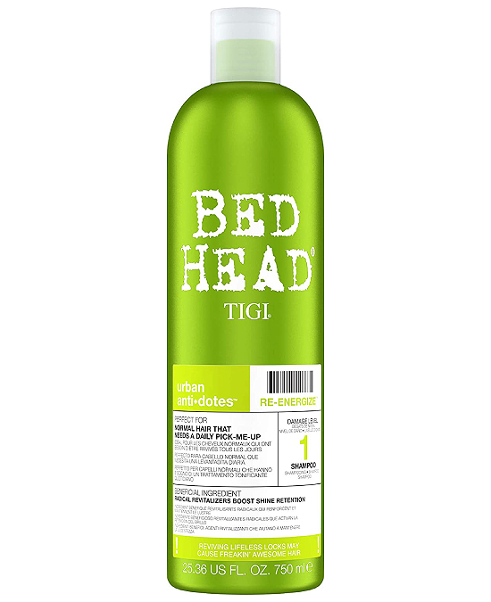 Comprar online Champú Re-Energize Tigi Bed Head 750 ml en la tienda alpel.es - Peluquería y Maquillaje