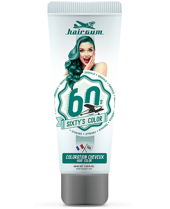 Comprar Coloracion Directa Tinte Hairgum Sixtys Emerald Verde online en la tienda Alpel