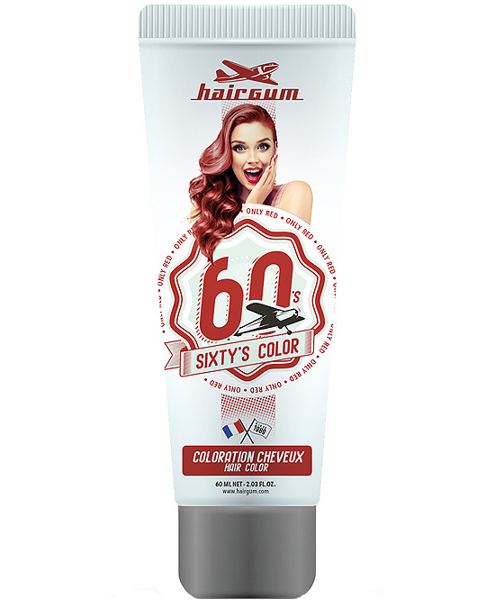 Comprar Coloracion Directa Tinte Hairgum Sixtys Only Red Rojo online en la tienda Alpel