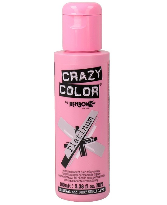 Comprar online Crazy Color 028 Platinum a precio barato en Alpel. Producto disponible en stock para entrega en 24 horas