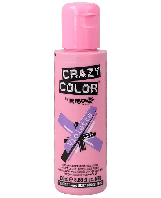 Comprar online Crazy Color 43 Violette a precio barato en Alpel. Producto disponible en stock para entrega en 24 horas