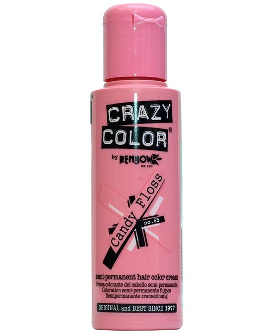 Comprar online Crazy Color 65 Candy Floss a precio barato en Alpel. Producto disponible en stock para entrega en 24 horas